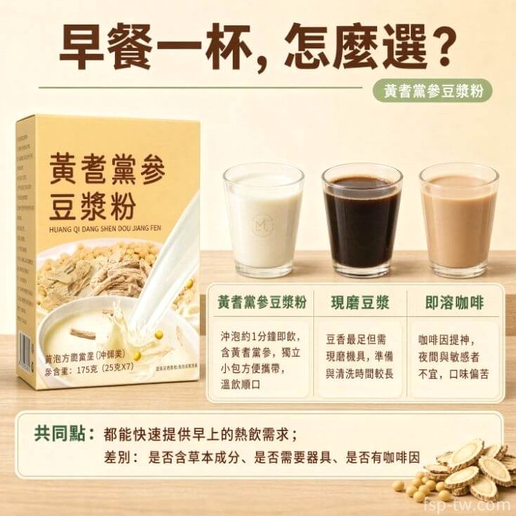 黃耆黨參豆漿粉_為何選它?